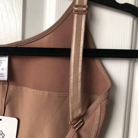 Tissini Women's Tan Shapewear Bodysuit - Picture 5 of 6